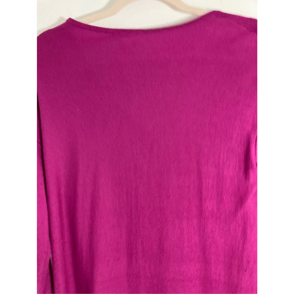 Soft Surroundings Oversized Fuschia Pink Cashmere Sweater Tunic - Picture 5 of 5